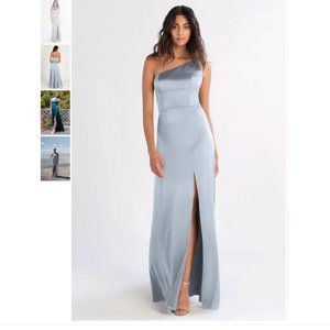 Jenny Yoo, Jensen Dress, Whisper Blue Satin